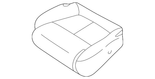 Cover Assembly, D/Seat Cushion                   *Neutral - GM (88895905)