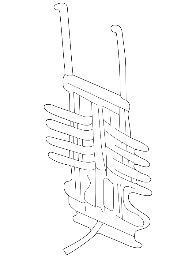 Support, D/Seat Lumbar                   *Metal - GM (88951340)