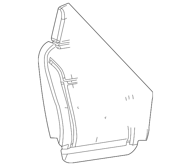 Seat Back Pad - GM (89041570)