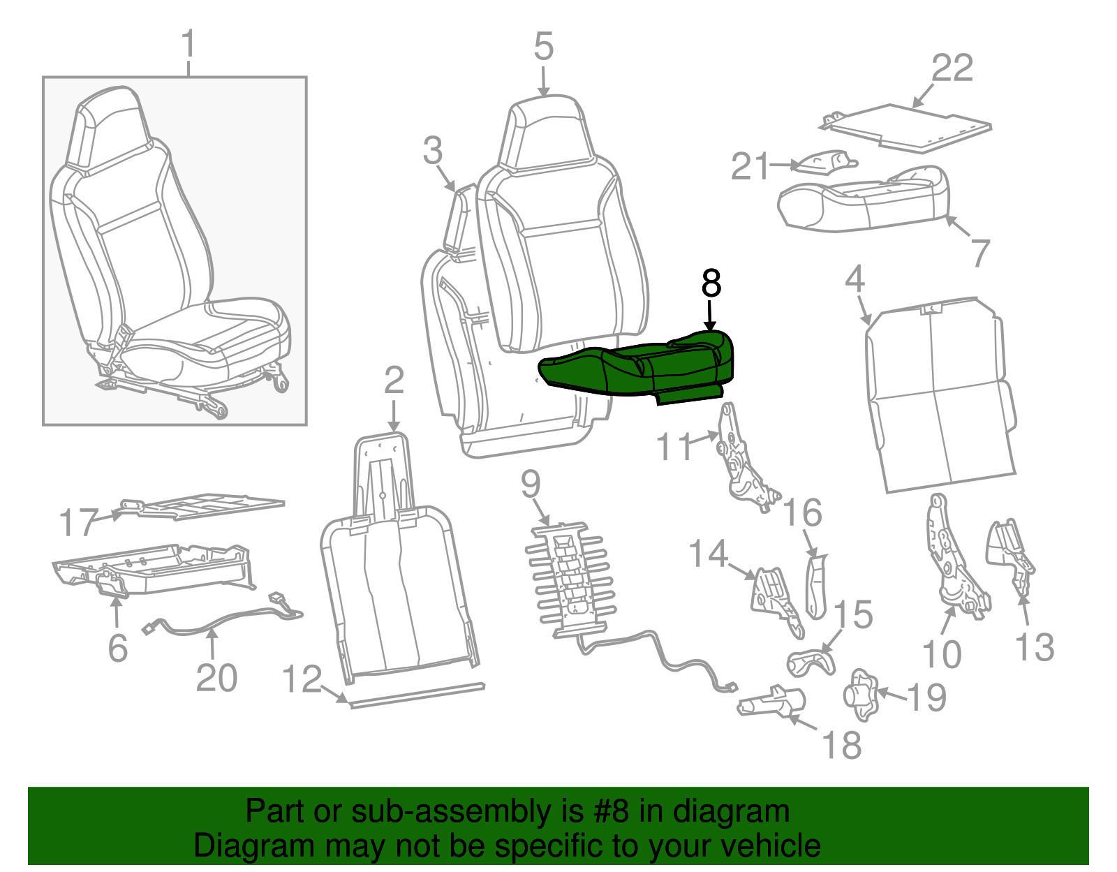 Cushion Cover - GM (89043249)