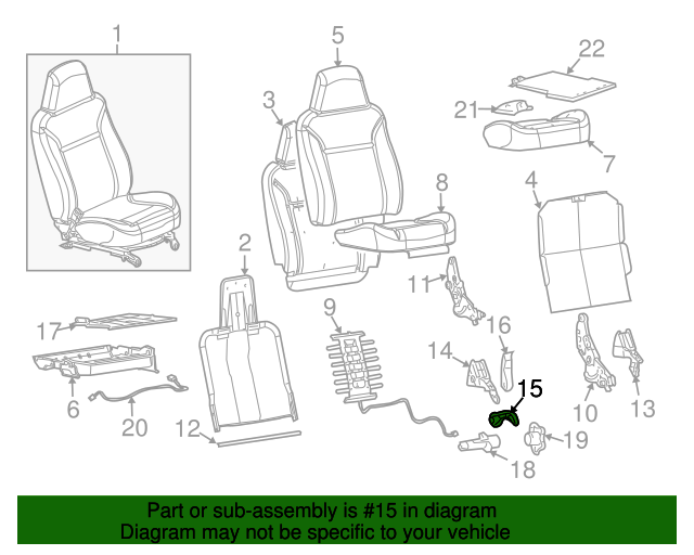 GM OEM Front Seat-Recline Handle Lever Left 19121877 GM OEM Front Seat-Recline Handle Lever Left 19121877
