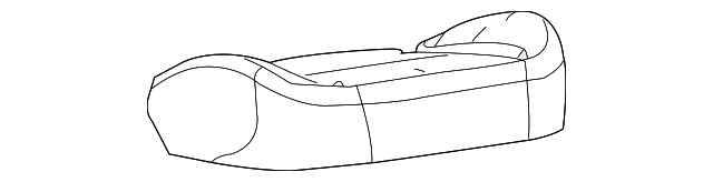 Passenger Seat Cushion Pad - GM (89041586)