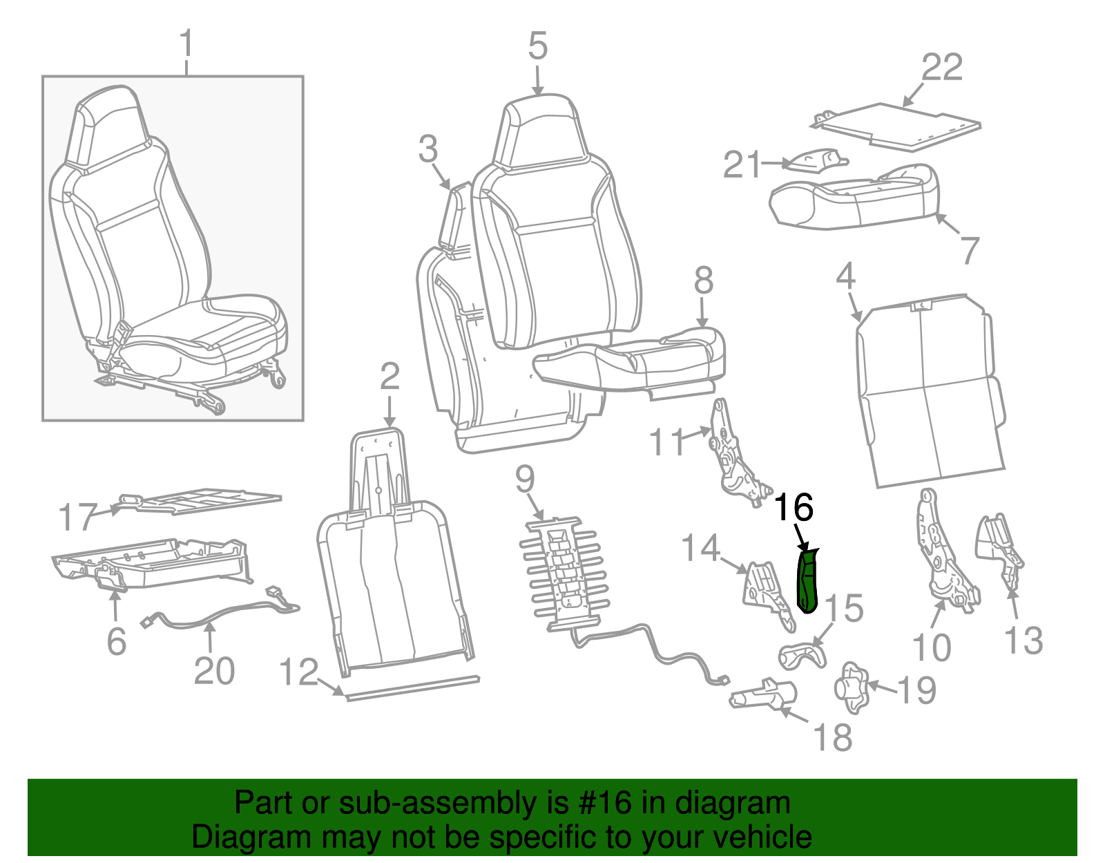 Release Handle - GM (89041478)