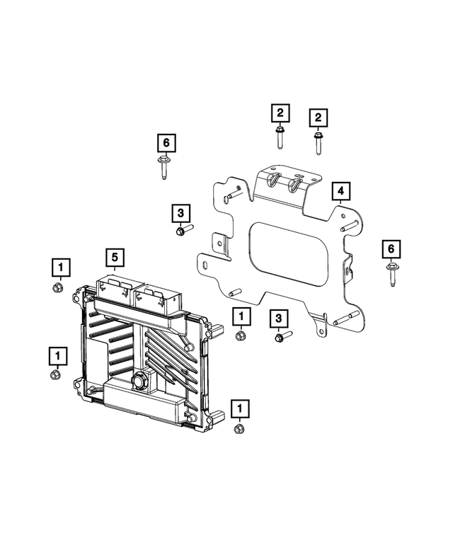 2023-2024 Jeep Module Bracket 68570194AA | Mopar eStore