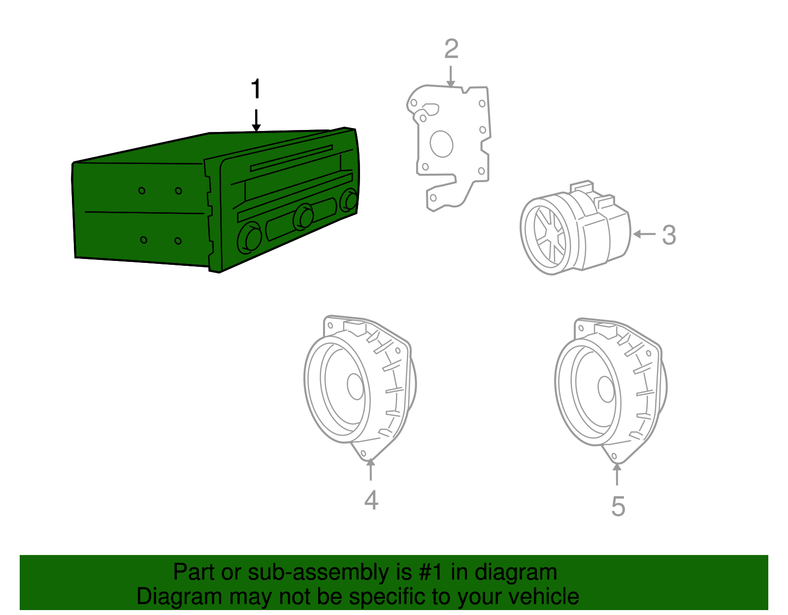 Pioneerandtrade; Standard Audio System - Scion (PT546-00120)