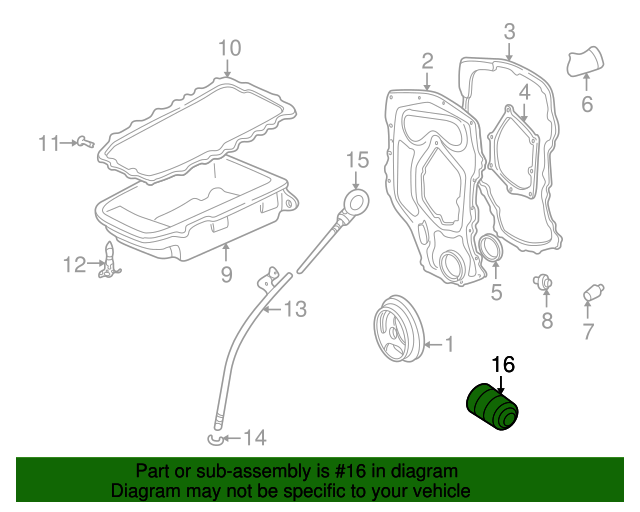 19962012 GM Engine Oil Filter 19210283 GM Parts Center