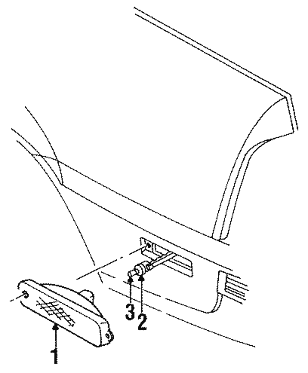 License Lamp - GM (5978016)