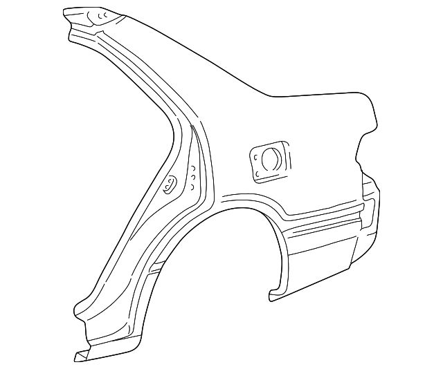 61611AA050 Quarter Panel 20022006 Toyota Camry OEM Genuine