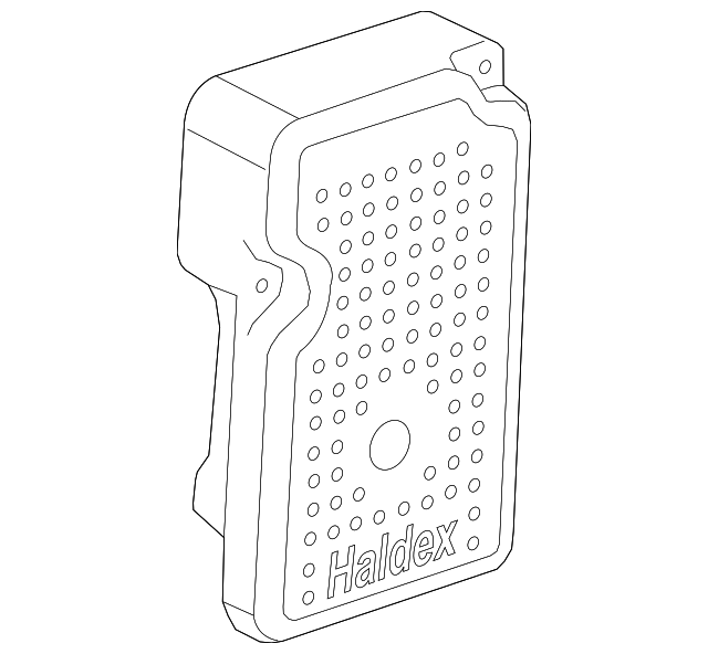 20152019 Cadillac XTS Rear Differential Clutch Control Module 23183680