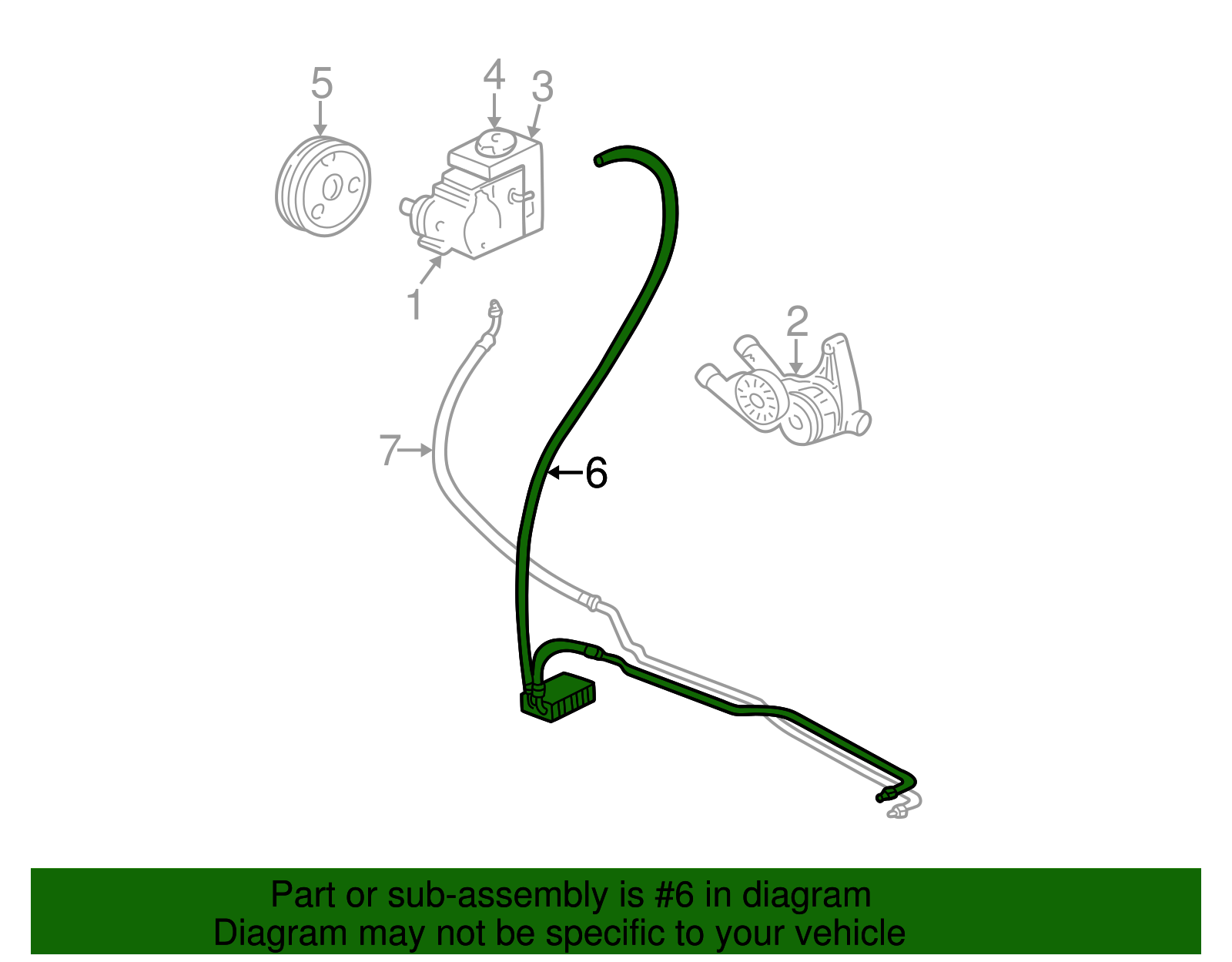 Pressure Hose - Buick (25739393)