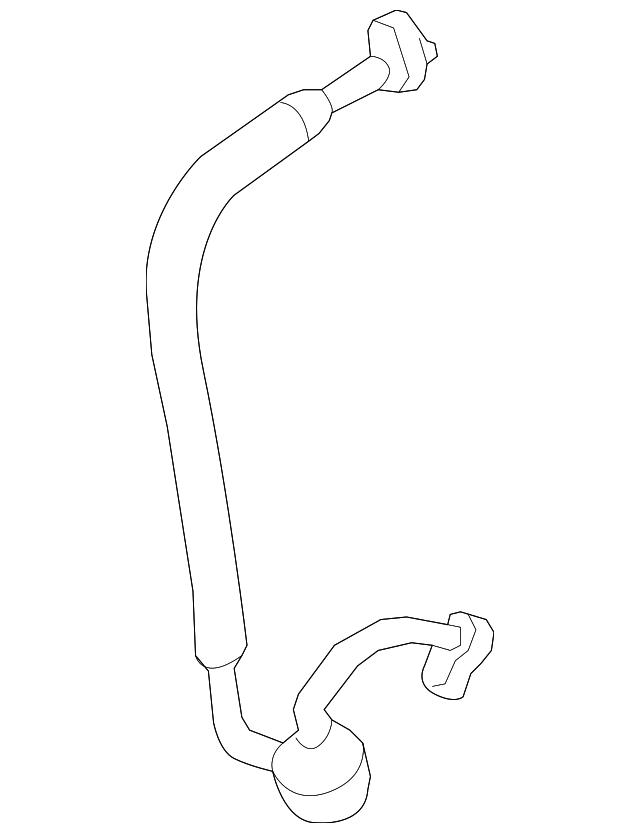 Air Conditioning Refrigerant Suction Hose - Buick (25762691)