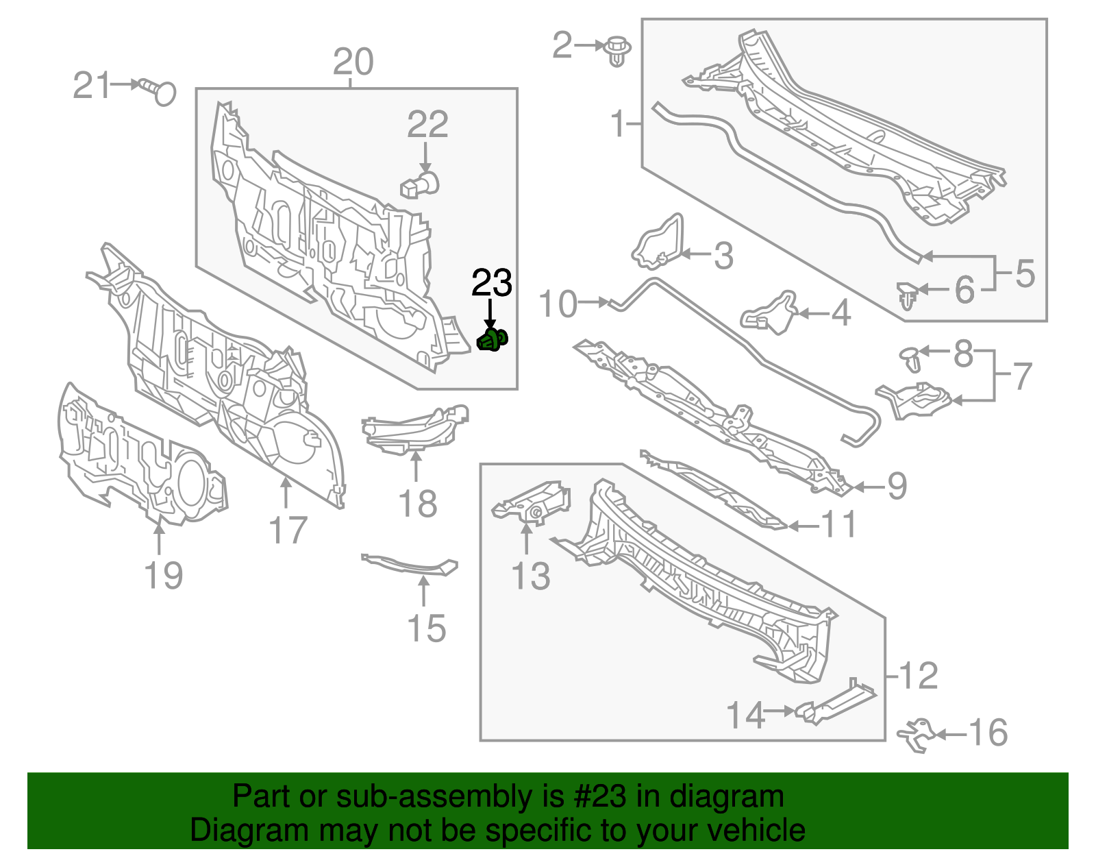 Insulator Clip - Scion (90467-11127)