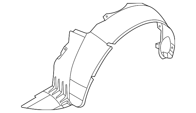 Driver Side Front Wheelhouse Liner - GM (96808314)