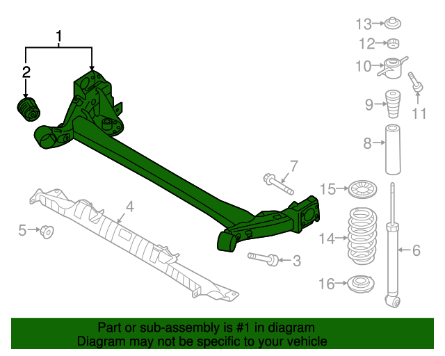 20172020 Hyundai Axle Assembly 55100F2000 XportAuto