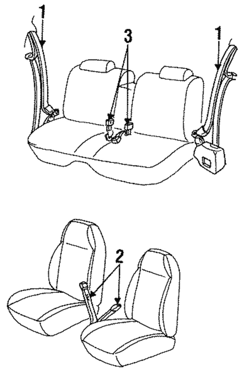 Belt, D/Seat Retr Side - GM (12331205)