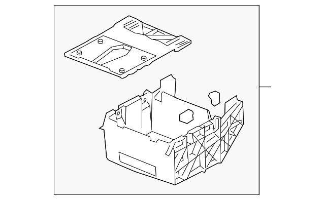 Armrest Base - Volkswagen (7L6-863-762-J)