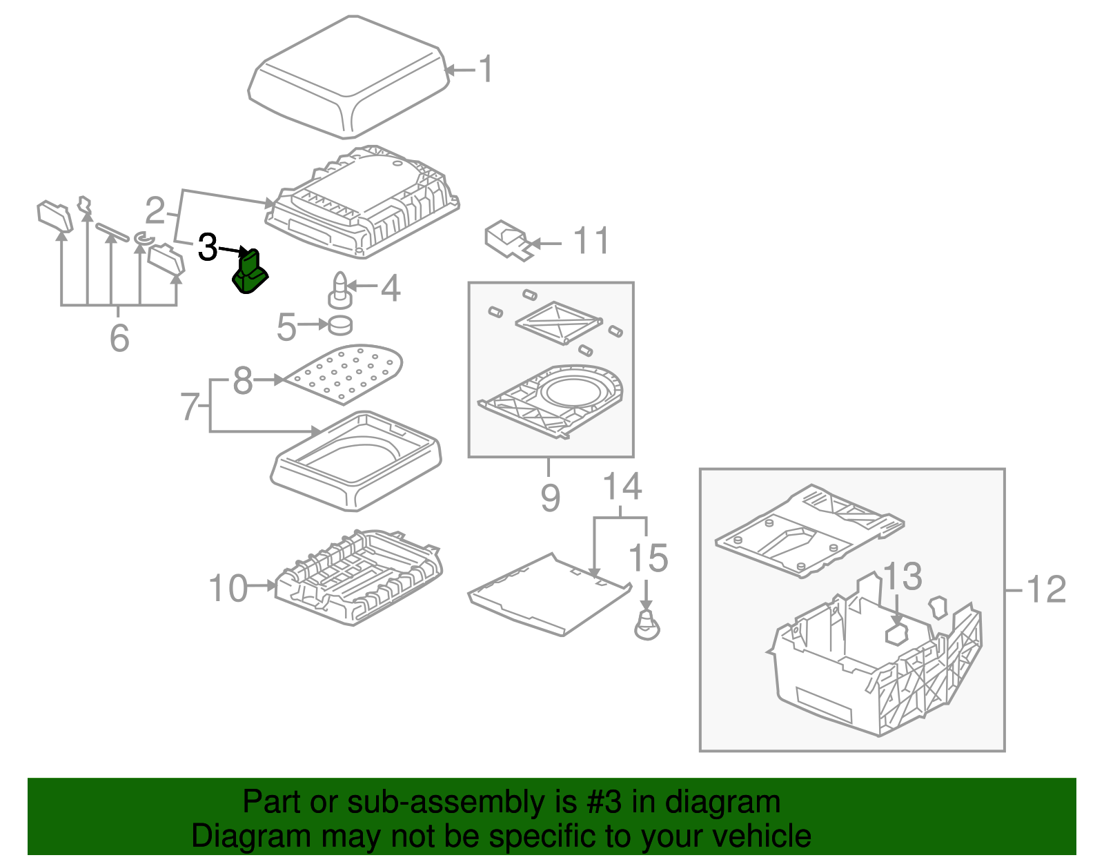 Mount Stop - Volkswagen (7L6-863-568)