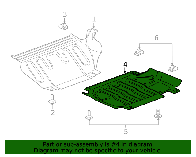 20192021 Chevrolet Silverado 1500 Chrome Front Bumper Fascia Skid