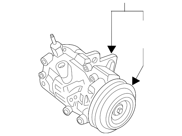 Motorcraft™ A/C Compressor - Ford (YCC-631)
