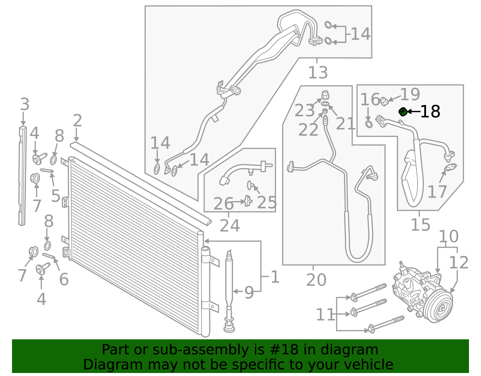 Motorcraft™ A/C Service Valve Core - Ford (YF-37233)