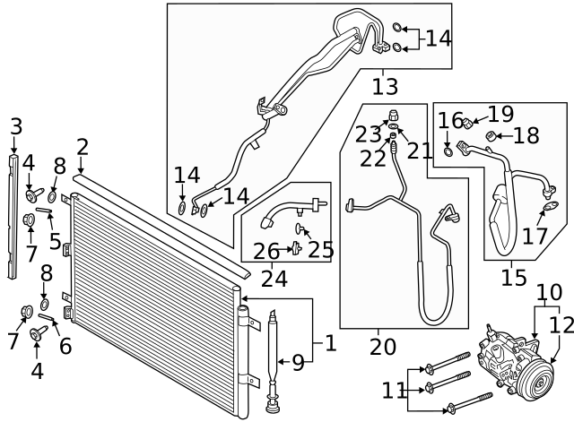thumbnail image 2 of Mechanics Choice A/C Receiver Drier For 1972-1979 Ford, Lincoln 2 of 12