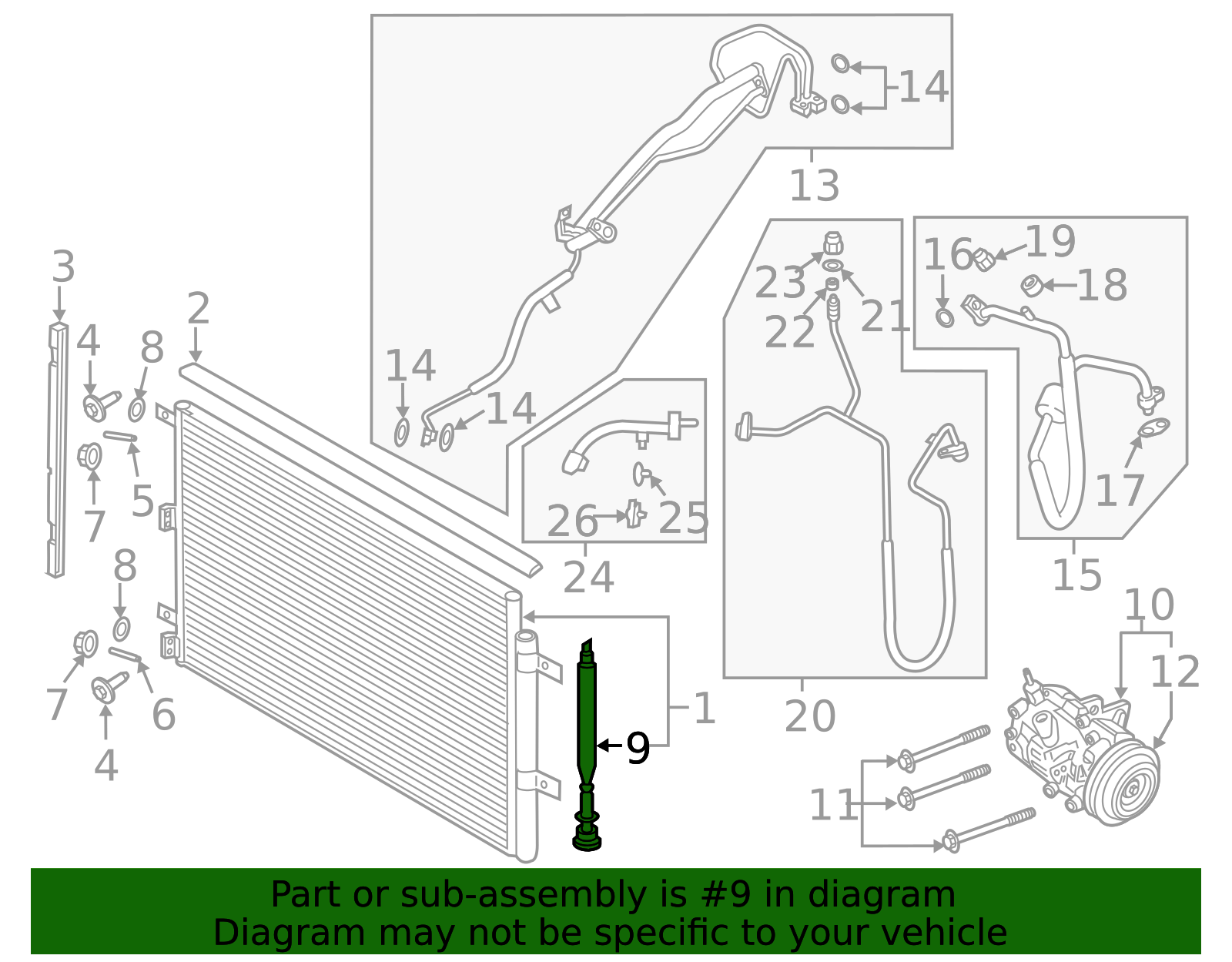 Motorcraft™ A/C Receiver Drier - Ford (YF-37512)