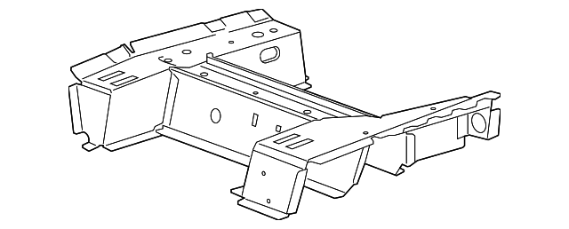 Passenger Side Number 2 Underbody Cross Sill with Reinforcements and Bar - GM (95052394)