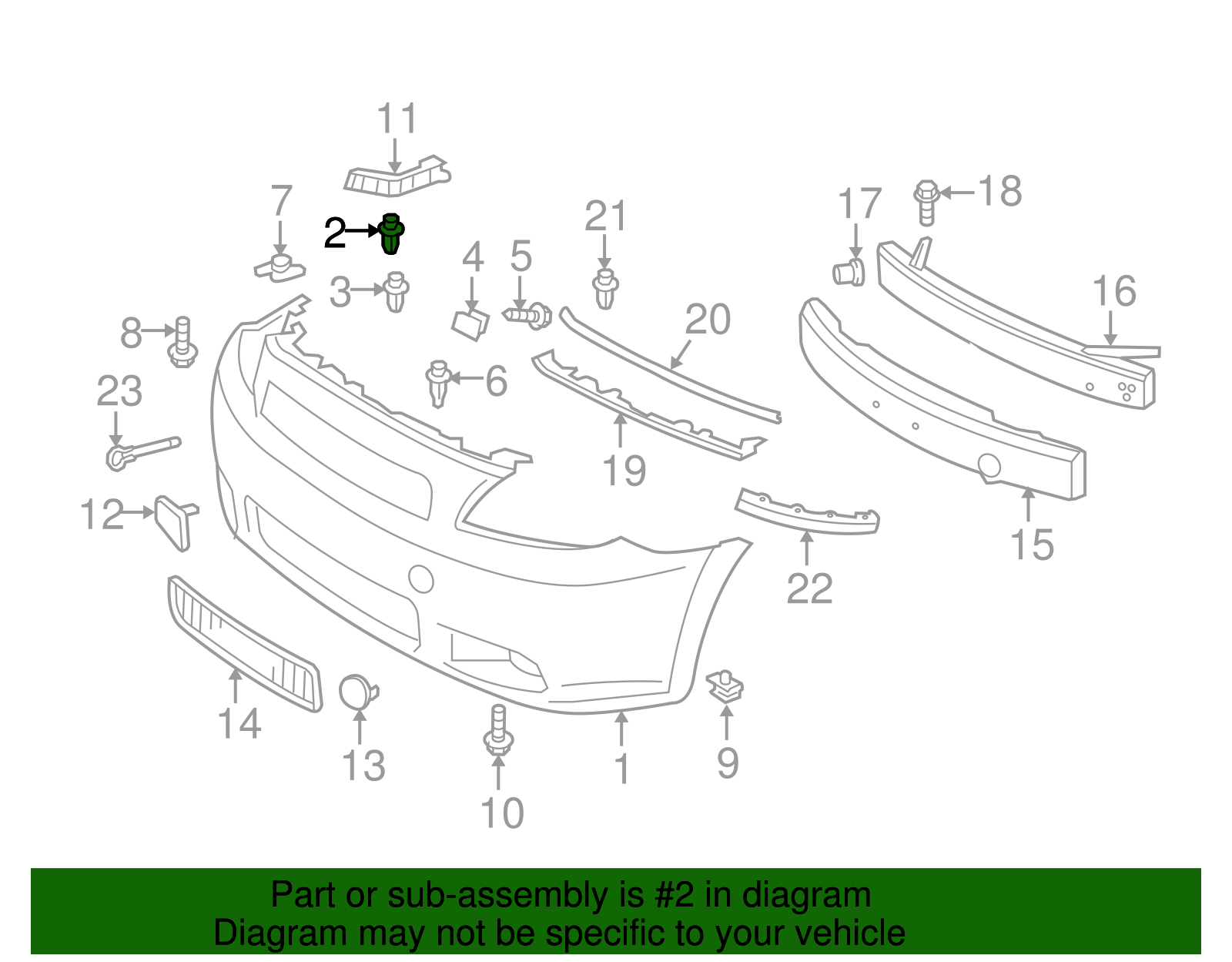 Trunk Side Trim Clip - Scion (90467-08150)