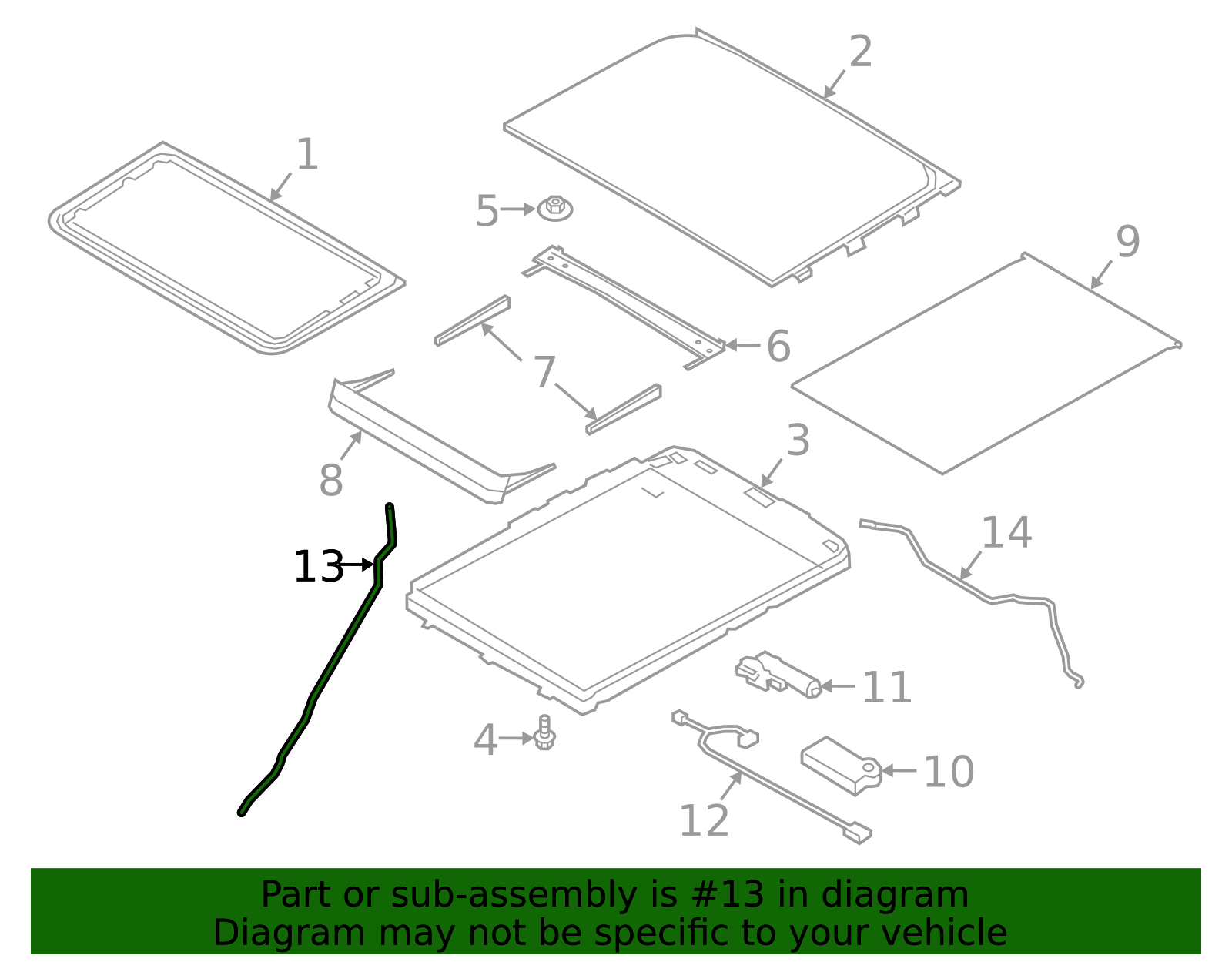 Drain Hose - Ford (LB5Z-54502C53-A)
