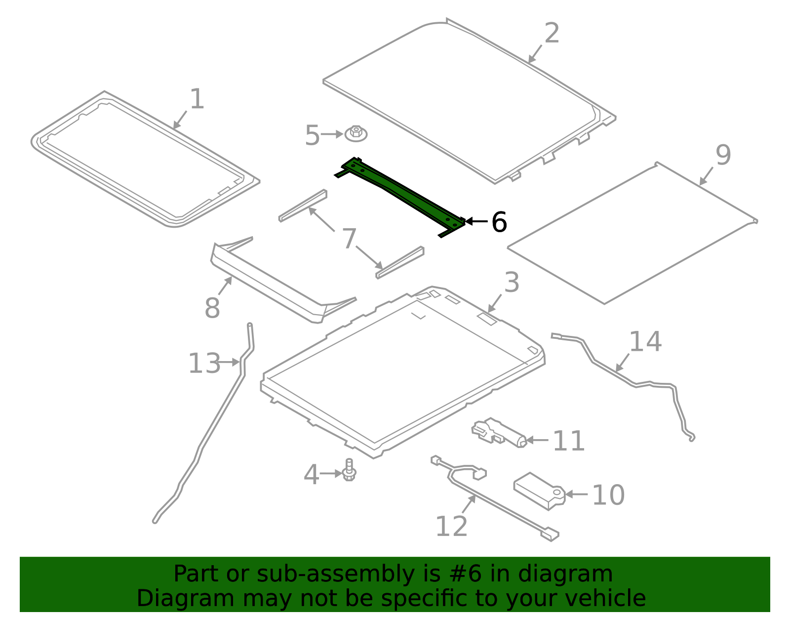 Water Drain Panel - Ford (LB5Z-7854022-A)