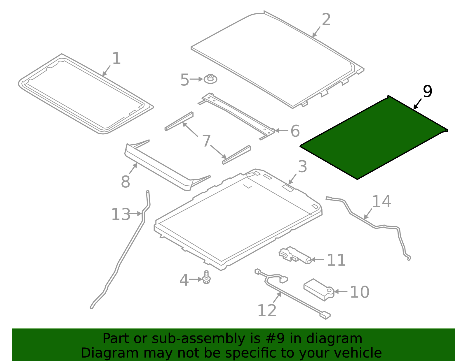Sunshade - Ford (LB5Z-78519A02-AB)