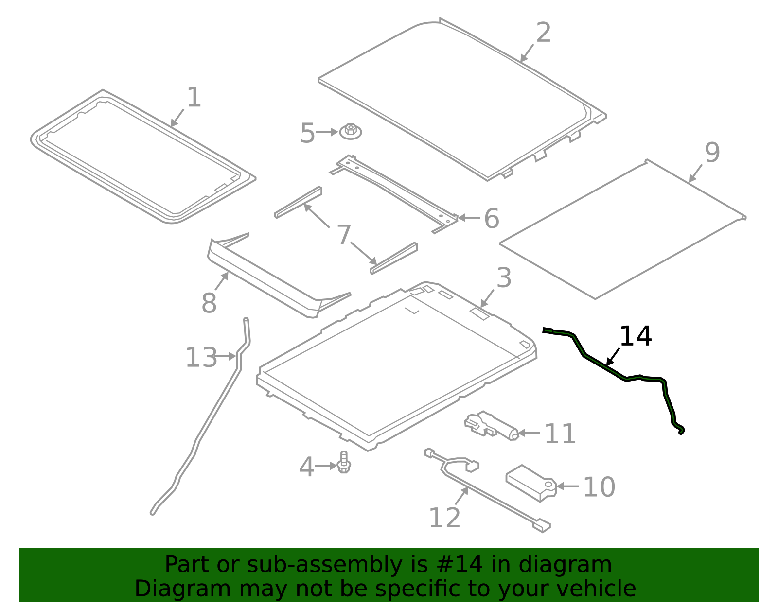 Drain Hose - Ford (LB5Z-78502C52-C)