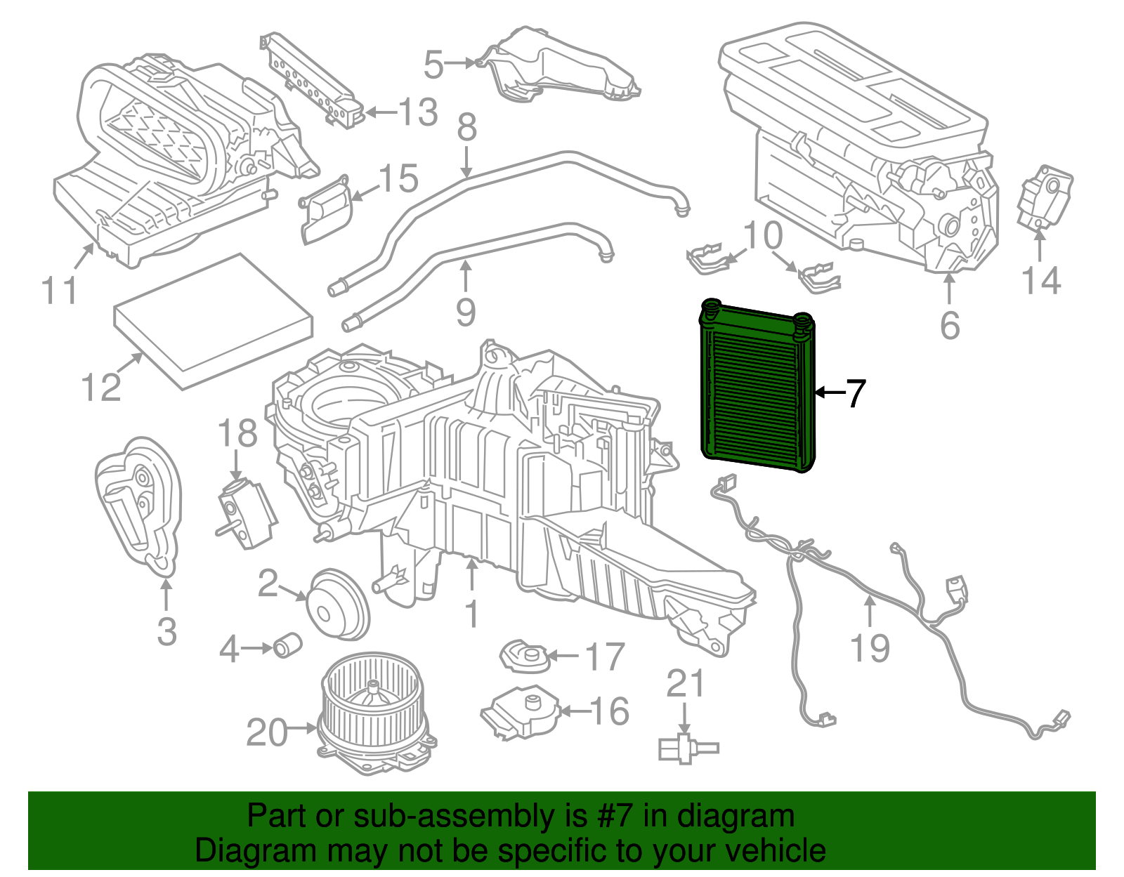 Motorcraft™ Heater Core - Ford (HC-84)