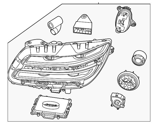 Hyundai - 92102-T6020 - Composite Assembly - 2021-2024 Genesis GV80 ...