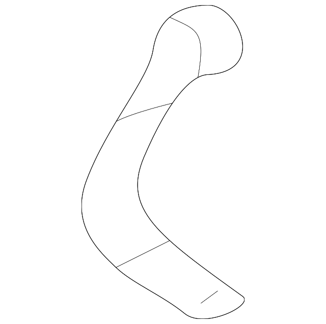 Medium Dark Cashmere Rear Seat Pull Strap - GM (89039352)