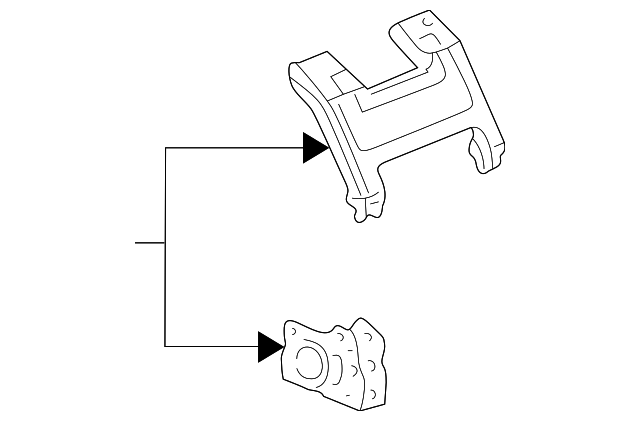 Rear Seat Hinge - GM (89046349)
