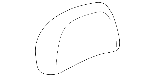 Medium Dark Pewter Rear Seat Head Restraint Cover - GM (89042550)