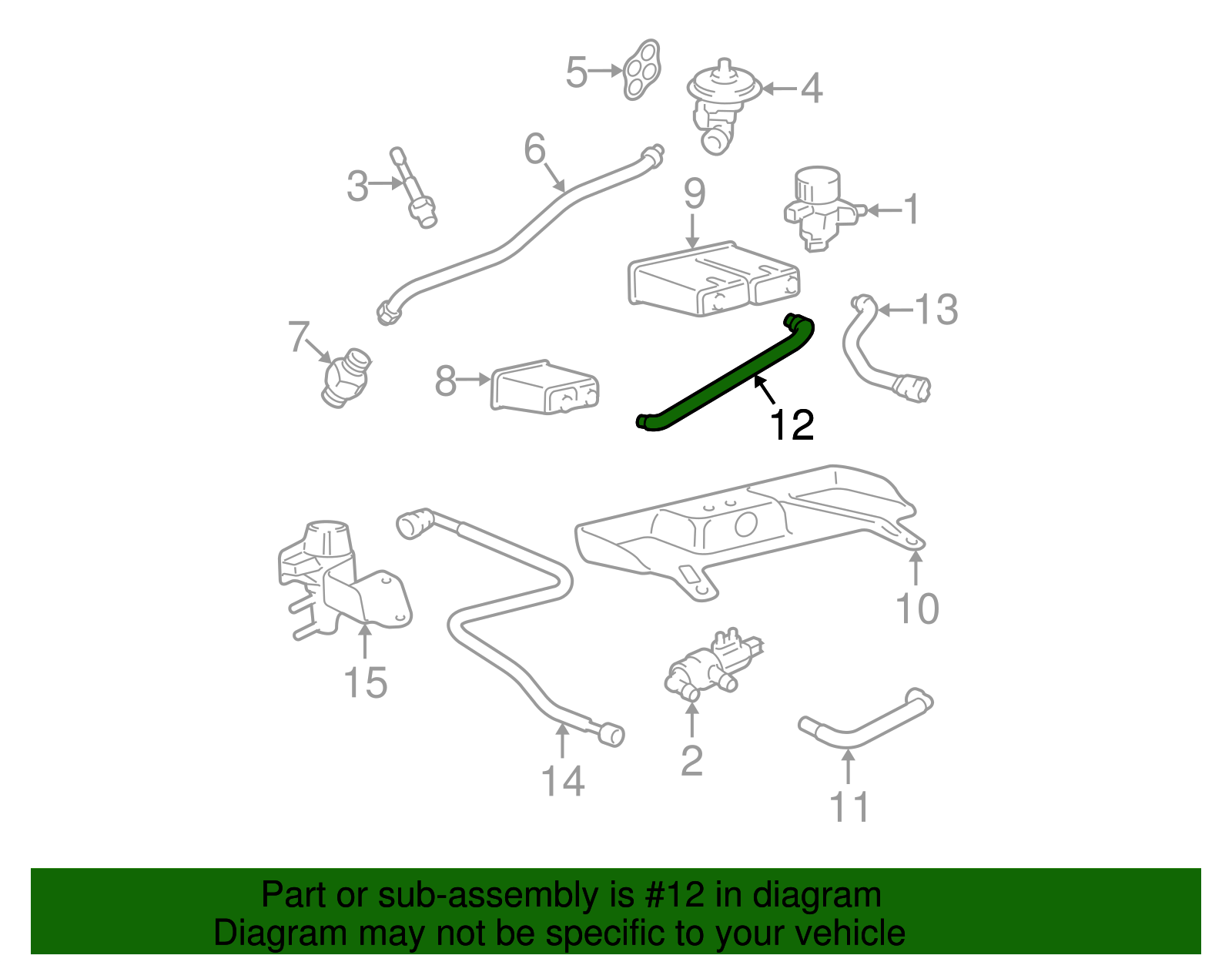 Tube Assembly - Ford (XW4Z-9E616-BB)