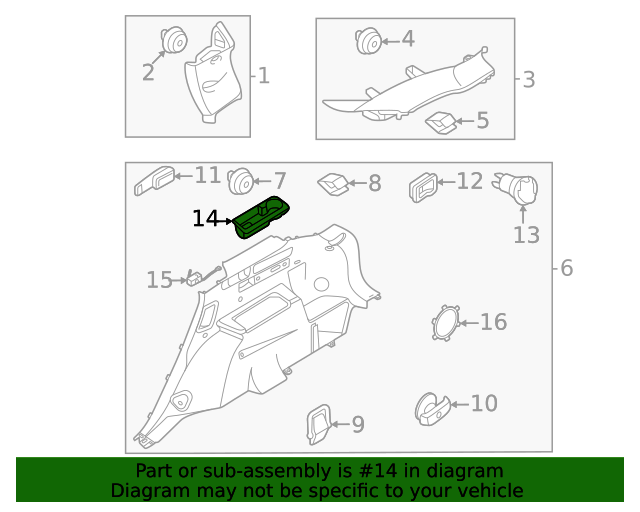 857E3R5200 Cup Holder 20212023 Kia Sorento Kia.Parts Store