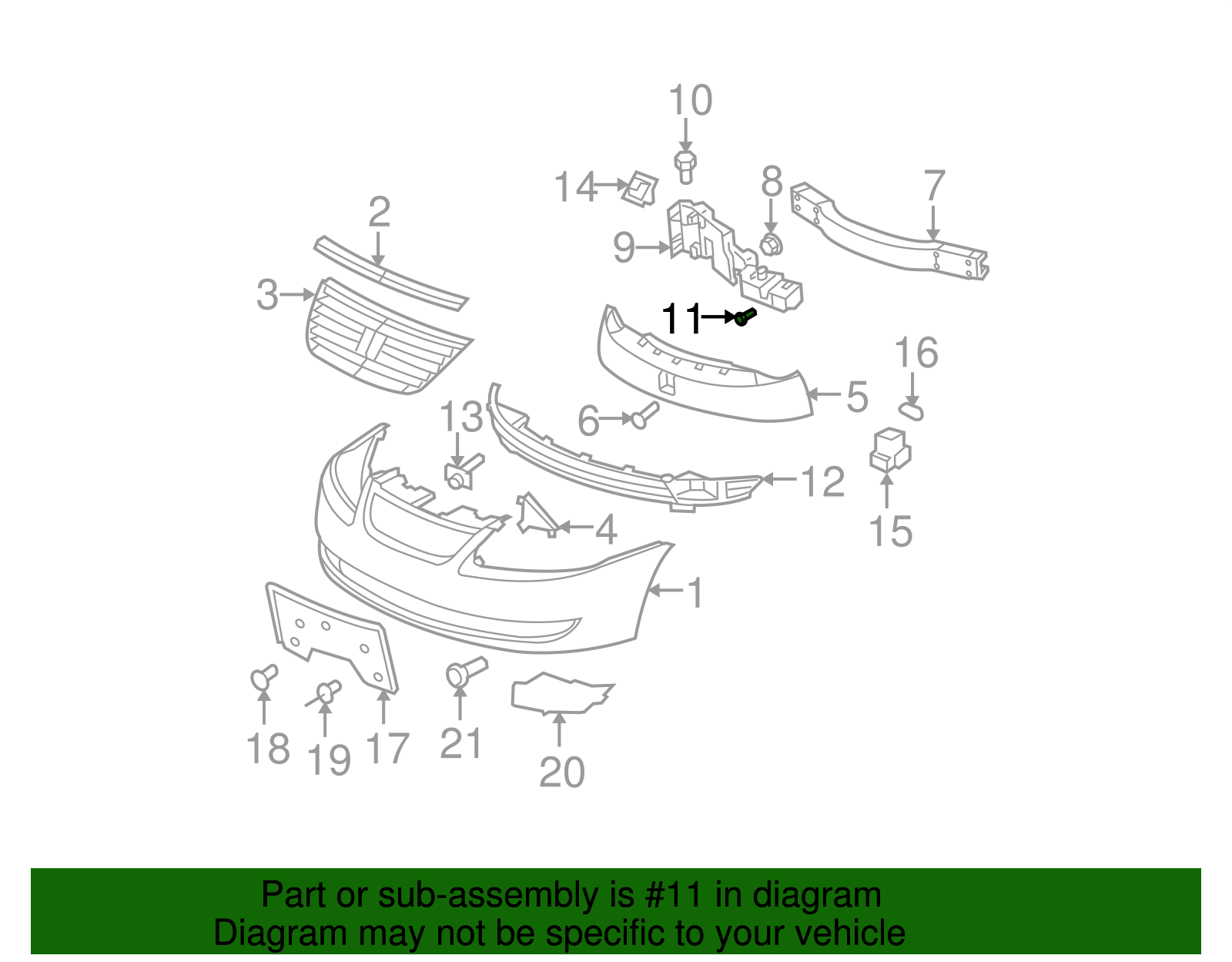 Multi-Purpose Bolt - GM (11589107)