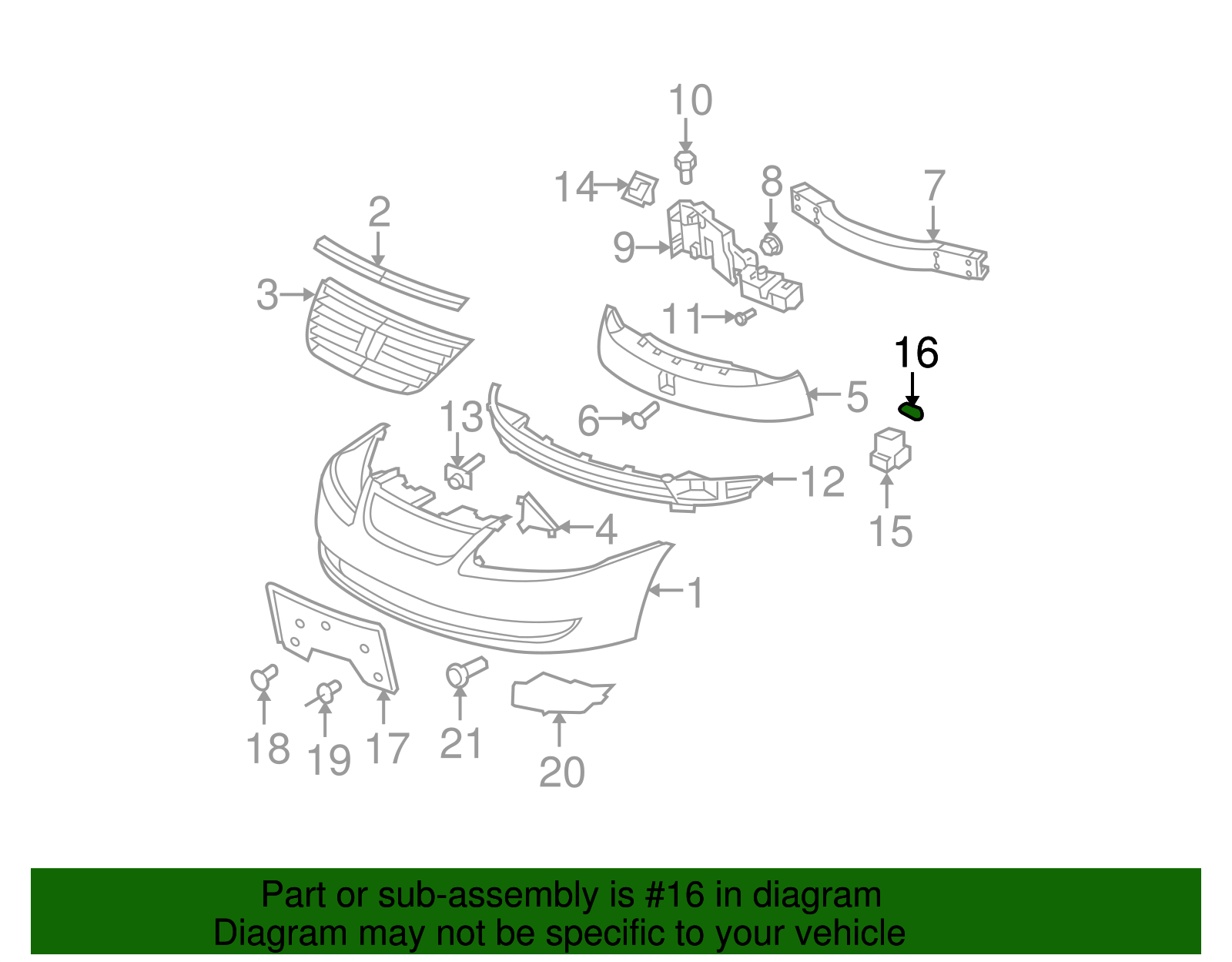 Multi-Purpose Nut - GM (11516372)