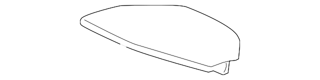 Honda Genuine 77201-SDA-A01ZA Visor Assembly