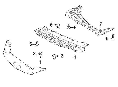 Headlamp Components for 2013 Nissan Sentra #1