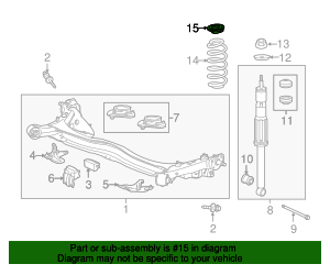 52691-SAA-000 - Upper Insulator 2007-2016 Honda | Honda Parts Online