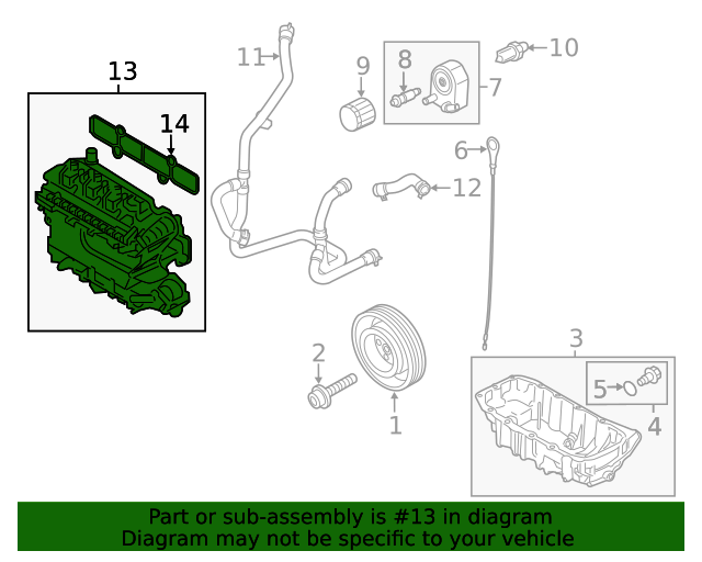 HX7Z9424B Manifold Assembly Inlet Lasco Auto Parts