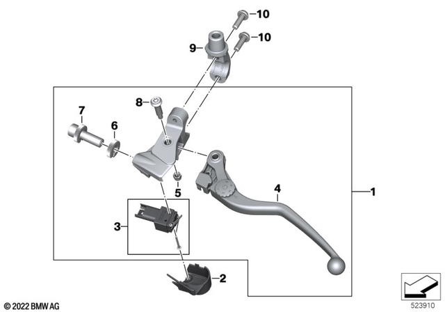 32728389068 - Set Of Dual Microswitches 2017-2024 BMW-Motorrad  
