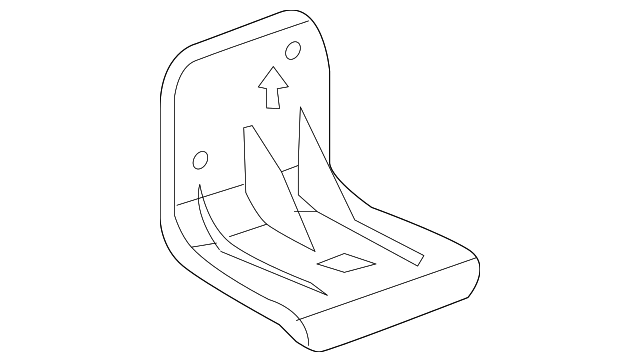 Driver Side Front Door Armrest Bracket - GM (95270986)