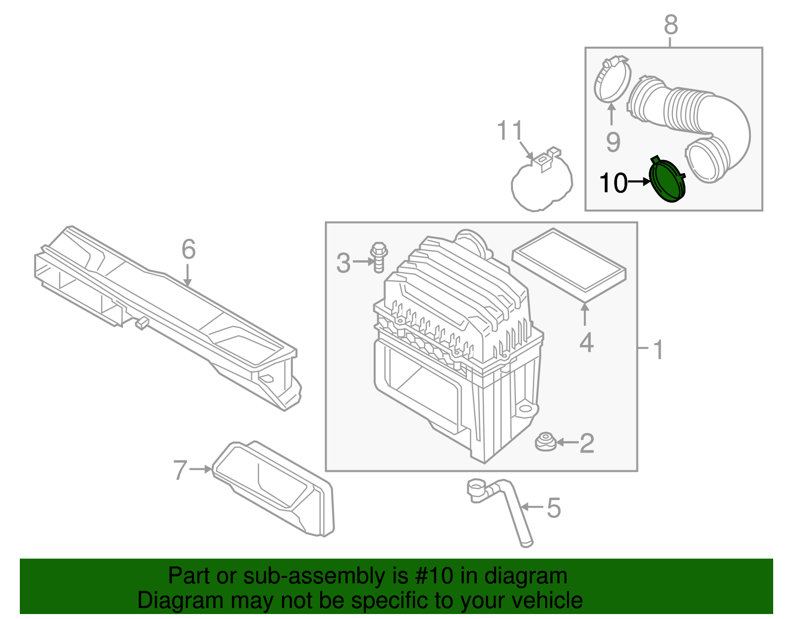 Intake Pipe Clamp - Volkswagen (N-024-508-5)
