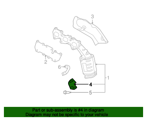 2007-2009 Kia Sorento Heat Shield 28526-3C550 | OEM Parts Online