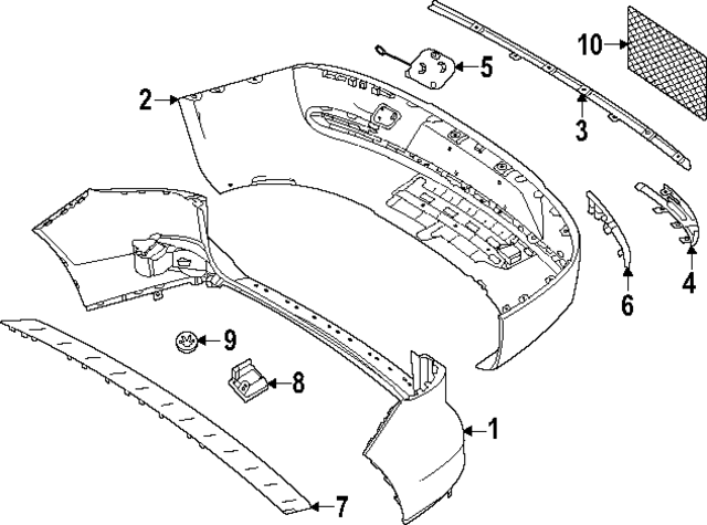 2022-2023 Mercedes-Benz Outer Molding 243-885-90-00-9040 | MB OEM 